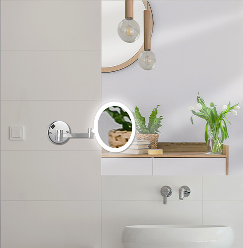 Lot De 2 Miroirs Cosmétiques Adhésifs Pour Voiture - Dimensions 15 X 8 Cm, Acier Inoxydable, Fixation Facile